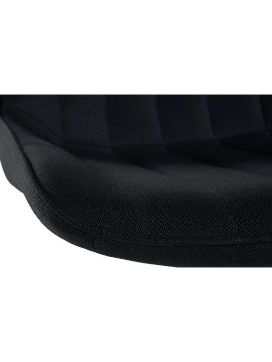 Set van 2 barkrukken Toni stof, zwart