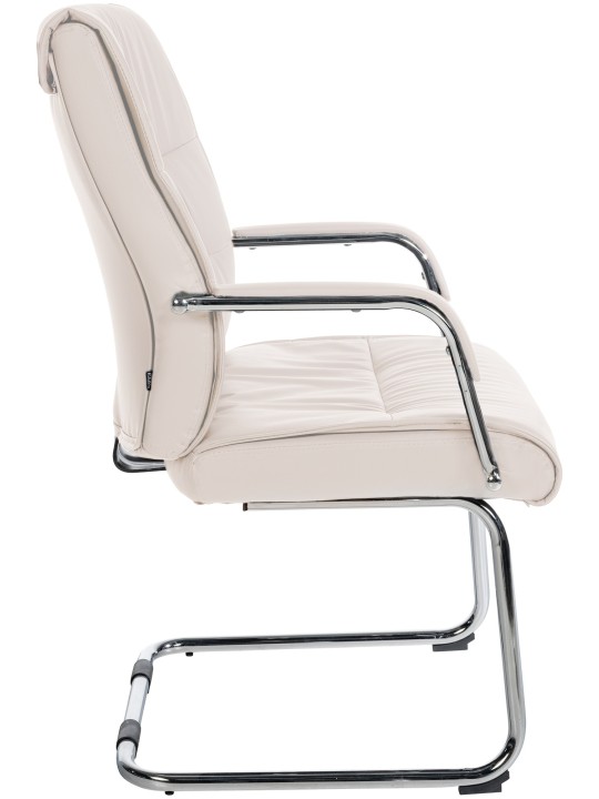 Set van 2 bezoekersstoelen Sievert, crème