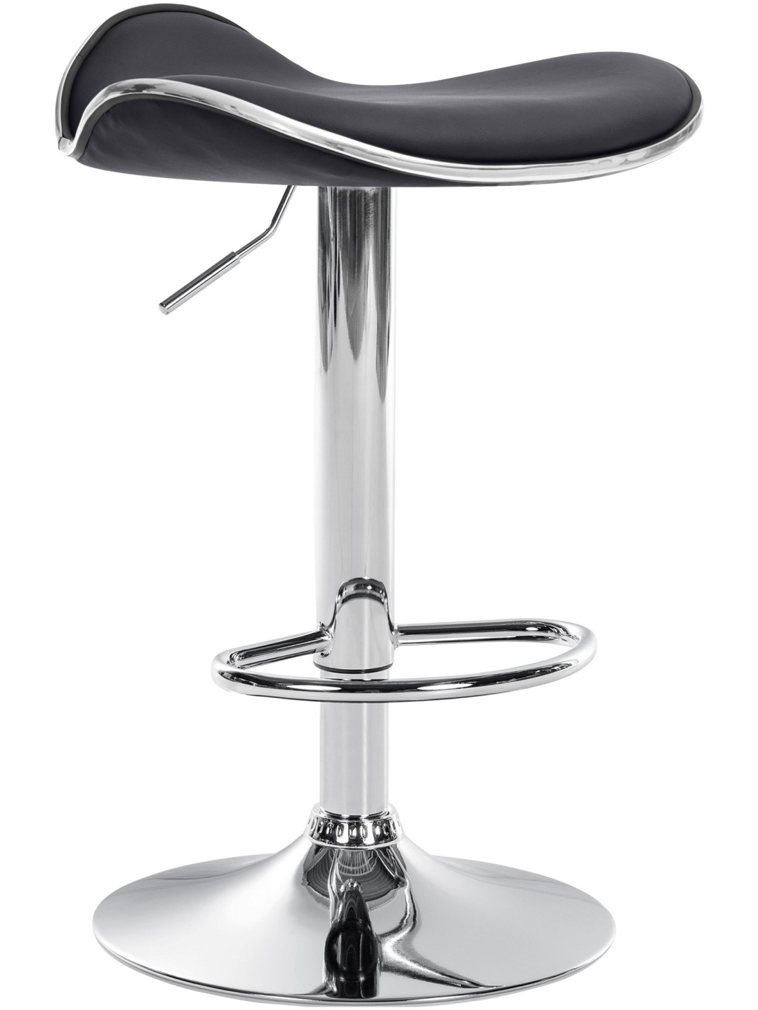 Barkruk Shanghai kunstleer C, zwart