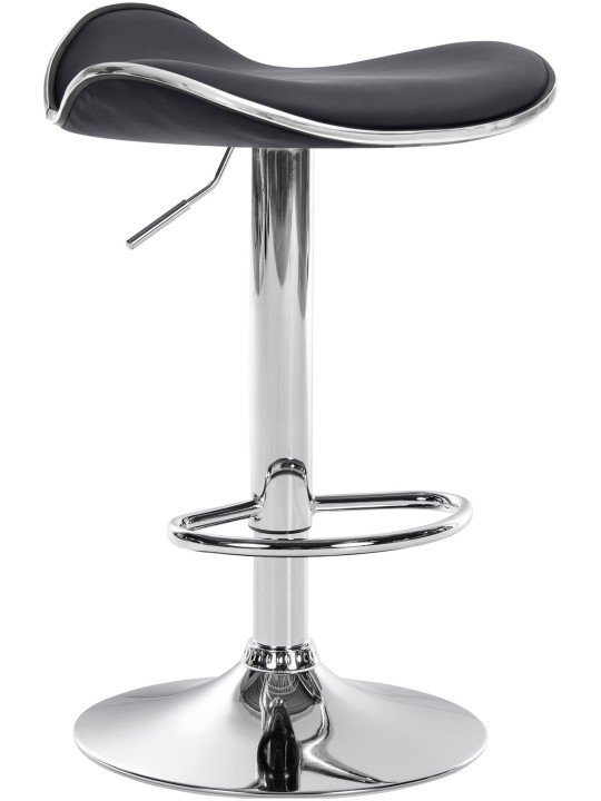 Barkruk Shanghai kunstleer C, zwart