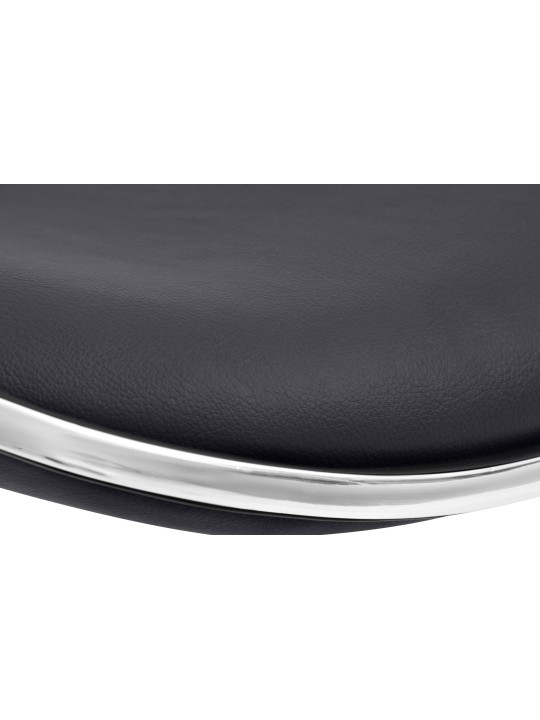 Barkruk Shanghai kunstleer C, zwart