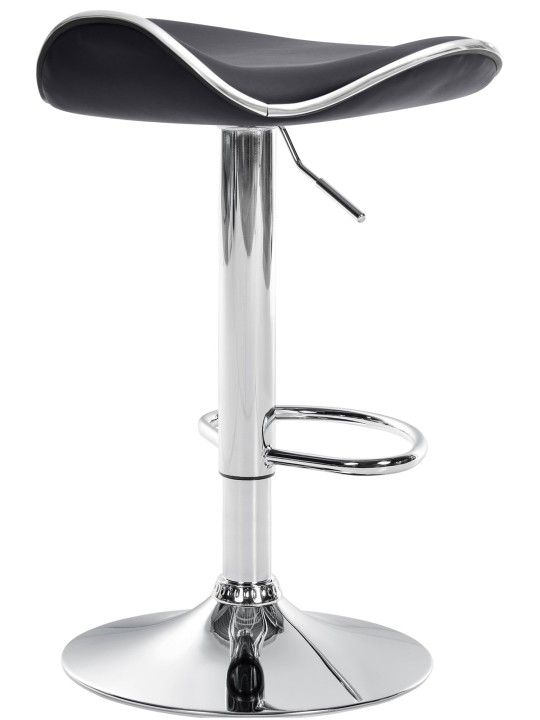 Barkruk Shanghai kunstleer C, zwart