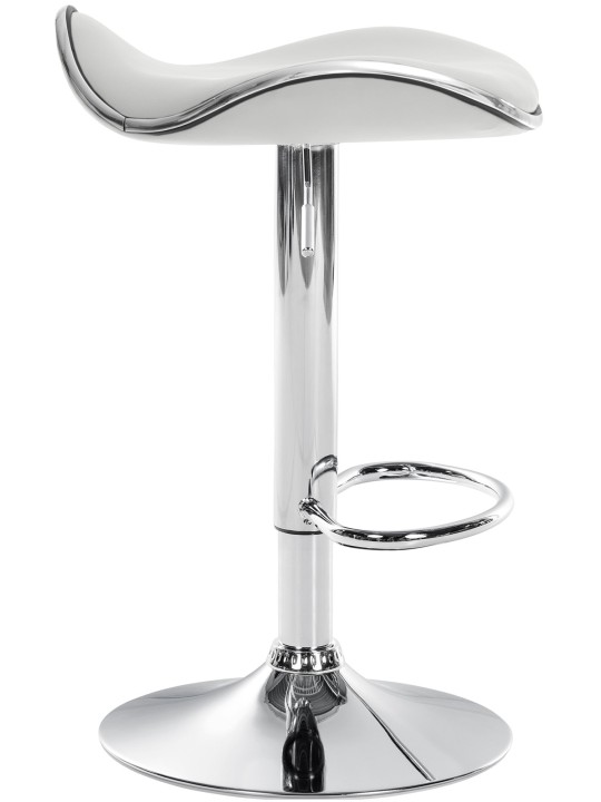 Barkruk Shanghai kunstleer C, wit