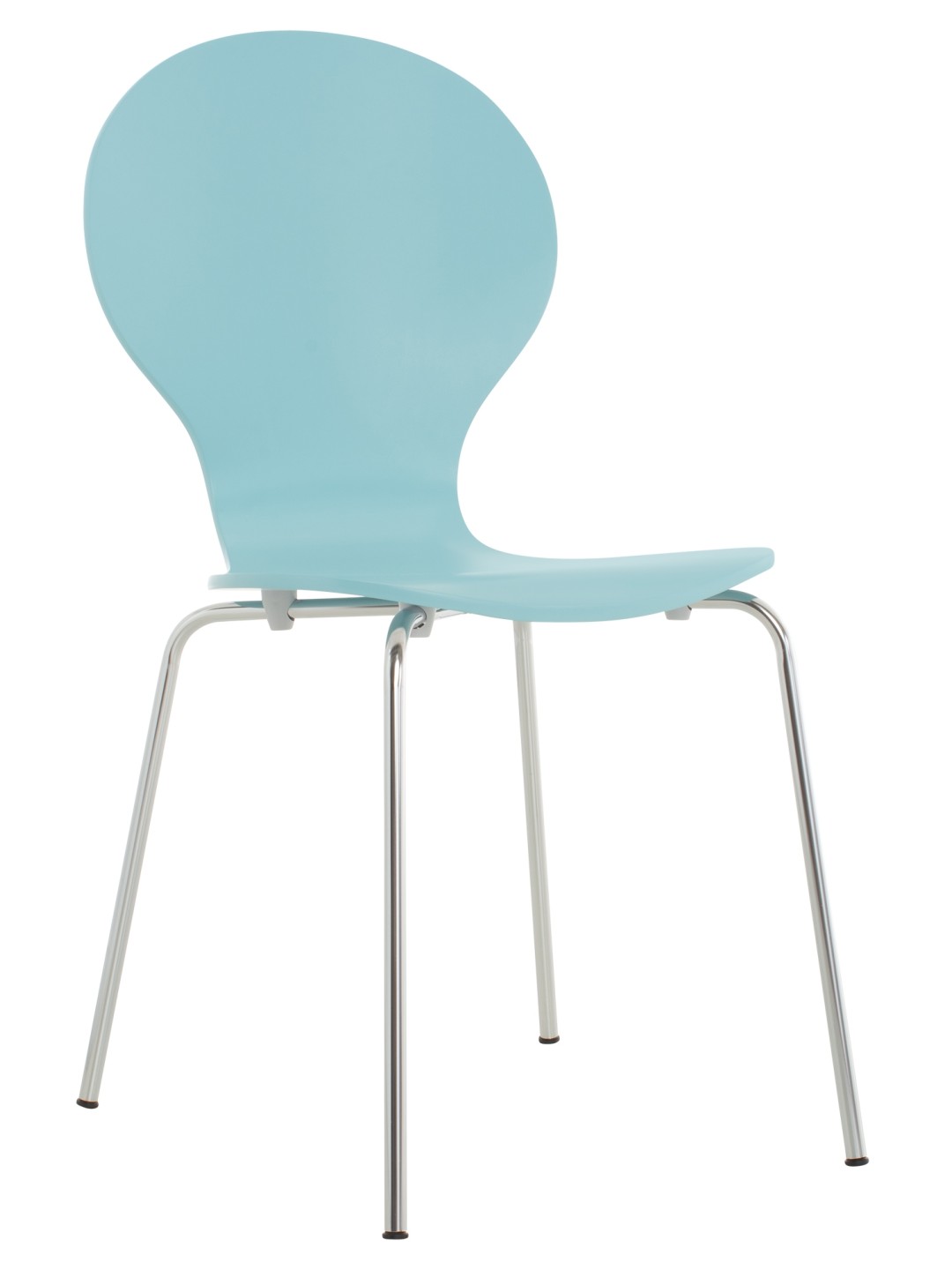 Bezoekersstoel Diego, lichtblauw