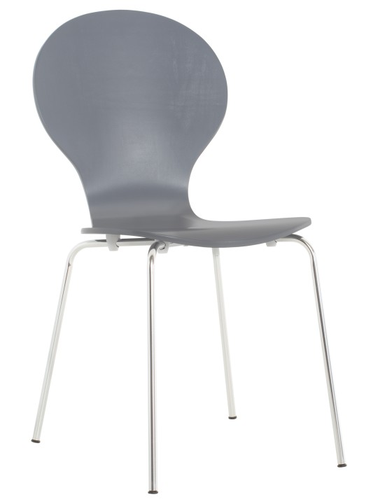 Bezoekersstoel Diego, grijs