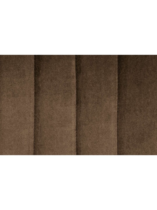 Set van 2 barkrukken Toni fluweel chroom, bruin