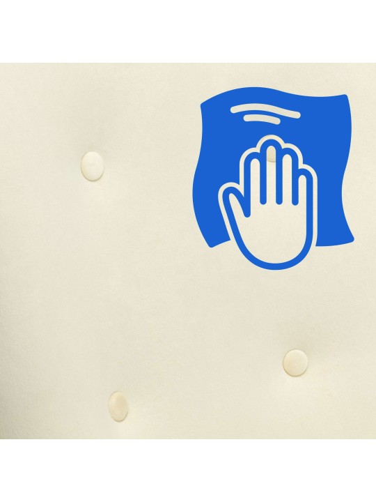 Schommelstoel Sanka fluweel, crème Schommelstoel Sanka fluweel, crème