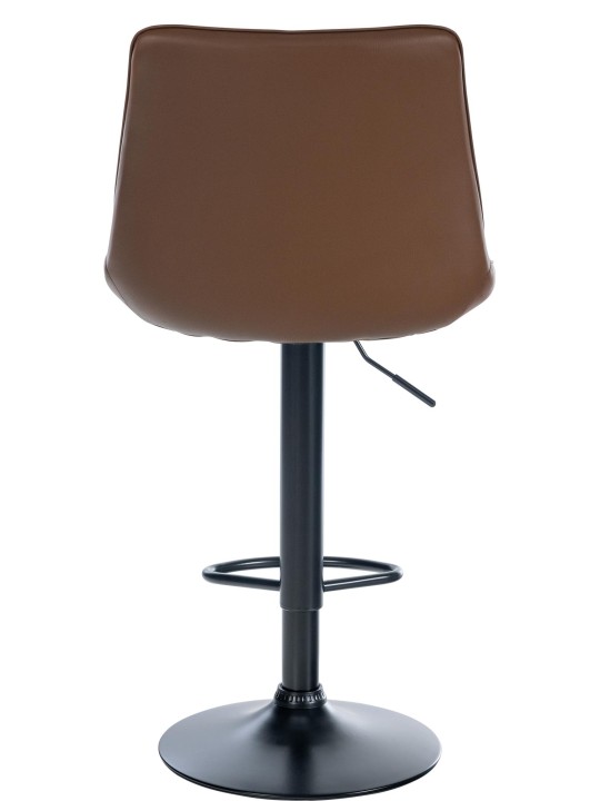 Set van 2 barkrukken Toni kunstleer, bruin