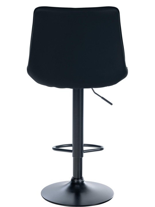 Set van 2 barkrukken Toni kunstleer, zwart