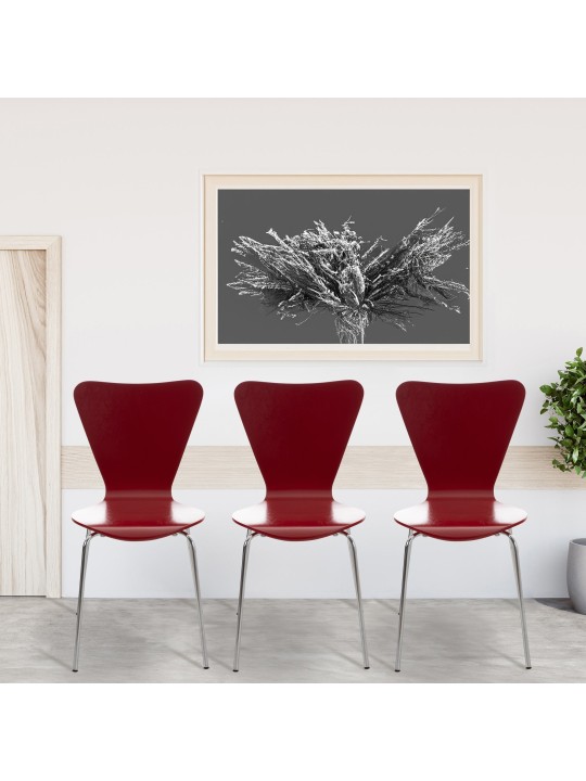 Bezoekersstoel Calisto, rood