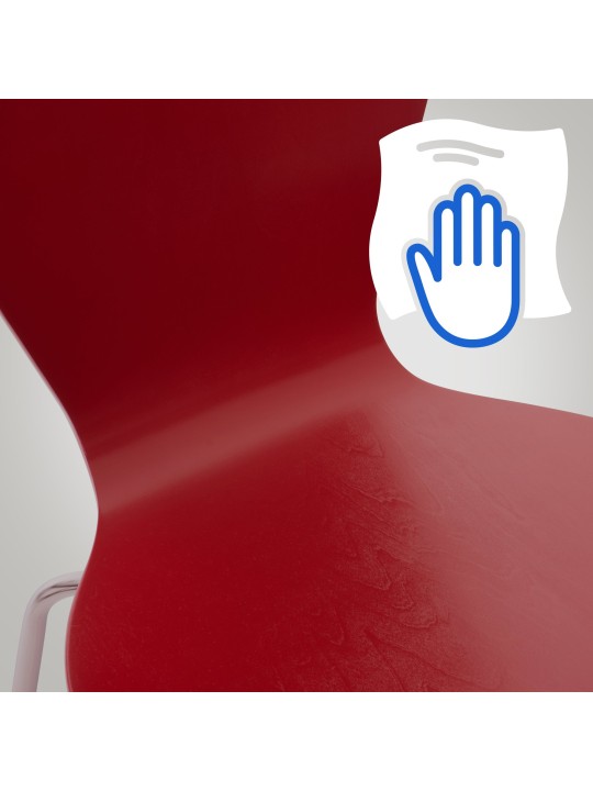 Bezoekersstoel Calisto, rood