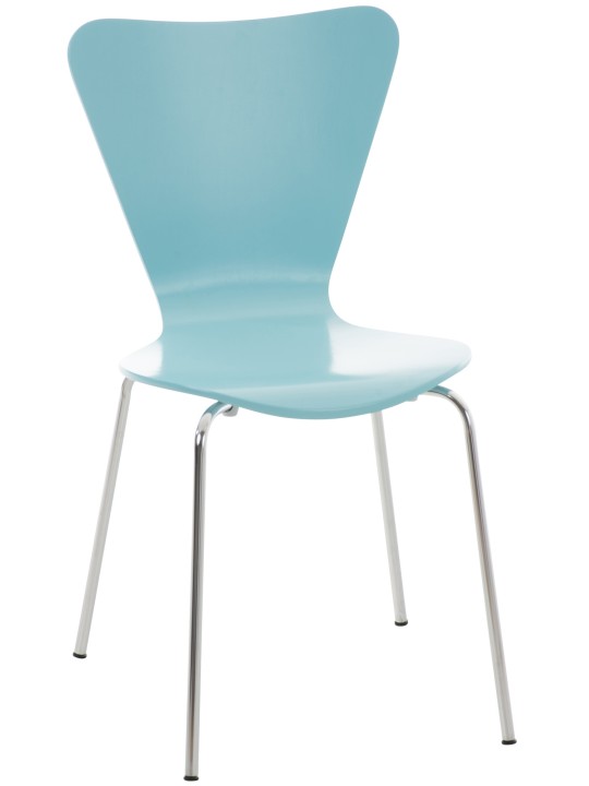 Bezoekersstoel Calisto, lichtblauw Bezoekersstoel Calisto, lichtblauw