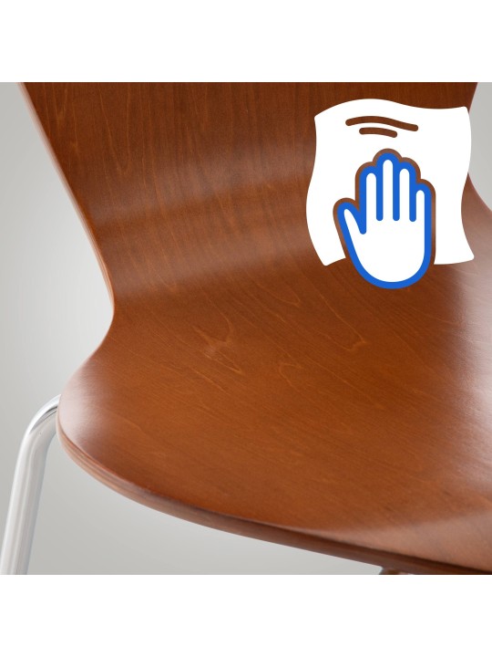 Bezoekersstoel Calisto, bruin Bezoekersstoel Calisto, bruin