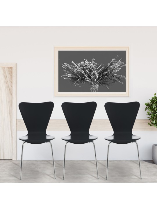 Bezoekersstoel Calisto, zwart Bezoekersstoel Calisto, zwart