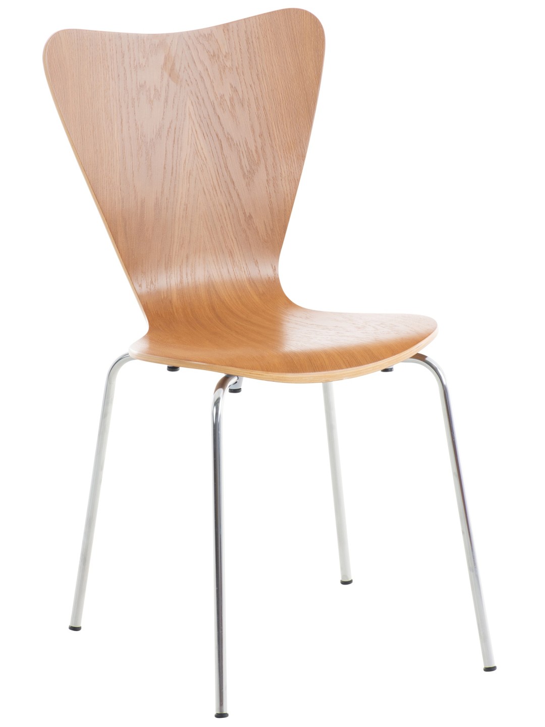 Bezoekersstoel Calisto, eiken