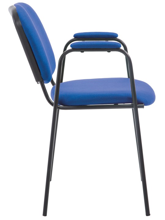 Bezoekersstoel Ken PRO stof, blauw Bezoekersstoel Ken PRO stof, blauw