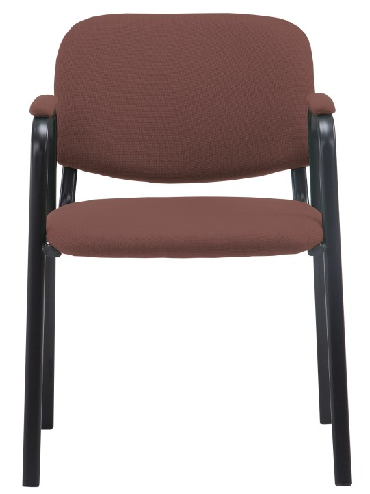 Bezoekersstoel Ken PRO stof, bruin Bezoekersstoel Ken PRO stof, bruin