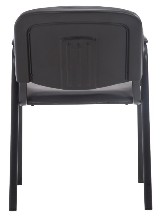 Bezoekersstoel Ken PRO kunstleer, zwart Bezoekersstoel Ken PRO kunstleer, zwart