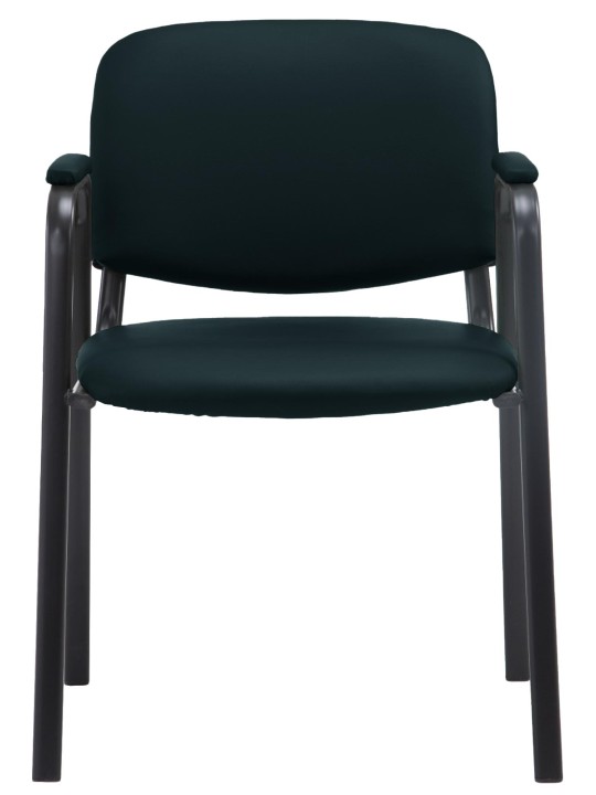 Bezoekersstoel Ken PRO kunstleer, zwart Bezoekersstoel Ken PRO kunstleer, zwart