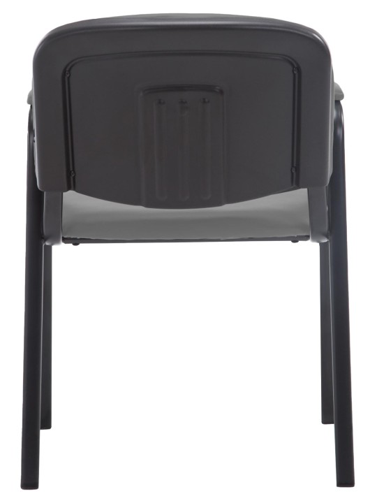 Bezoekersstoel Ken PRO kunstleer, grijs Bezoekersstoel Ken PRO kunstleer, grijs