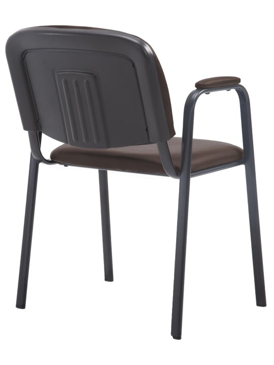 Bezoekersstoel Ken PRO kunstleer, bruin Bezoekersstoel Ken PRO kunstleer, bruin