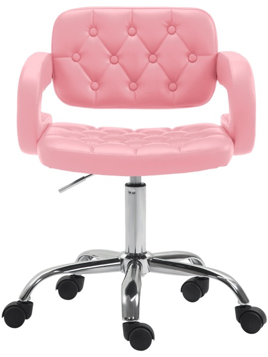 Werkkruk Dublin kunstleer, roze Werkkruk Dublin kunstleer, roze