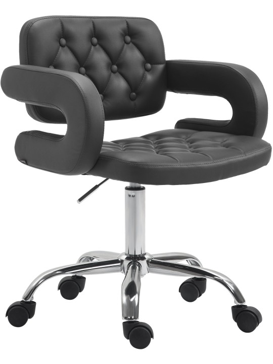 Werkkruk Dublin kunstleer, zwart Werkkruk Dublin kunstleer, zwart