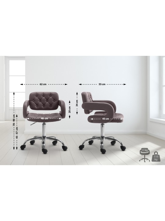 Werkkruk Dublin kunstleer, bruin Werkkruk Dublin kunstleer, bruin