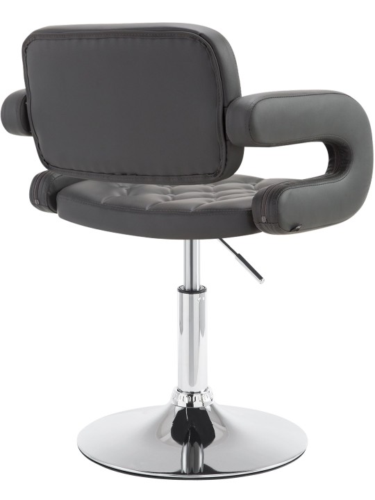 Ligstoel Dublin kunstleer, grijs