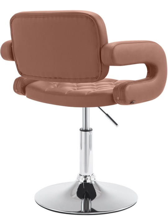 Ligstoel Dublin kunstleer, cognac