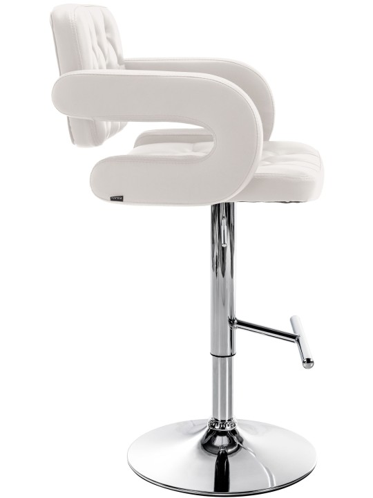 Barkruk Dublin C, wit