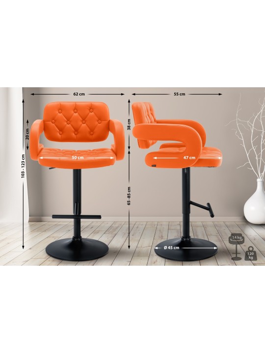 Barkruk Dublin, oranje