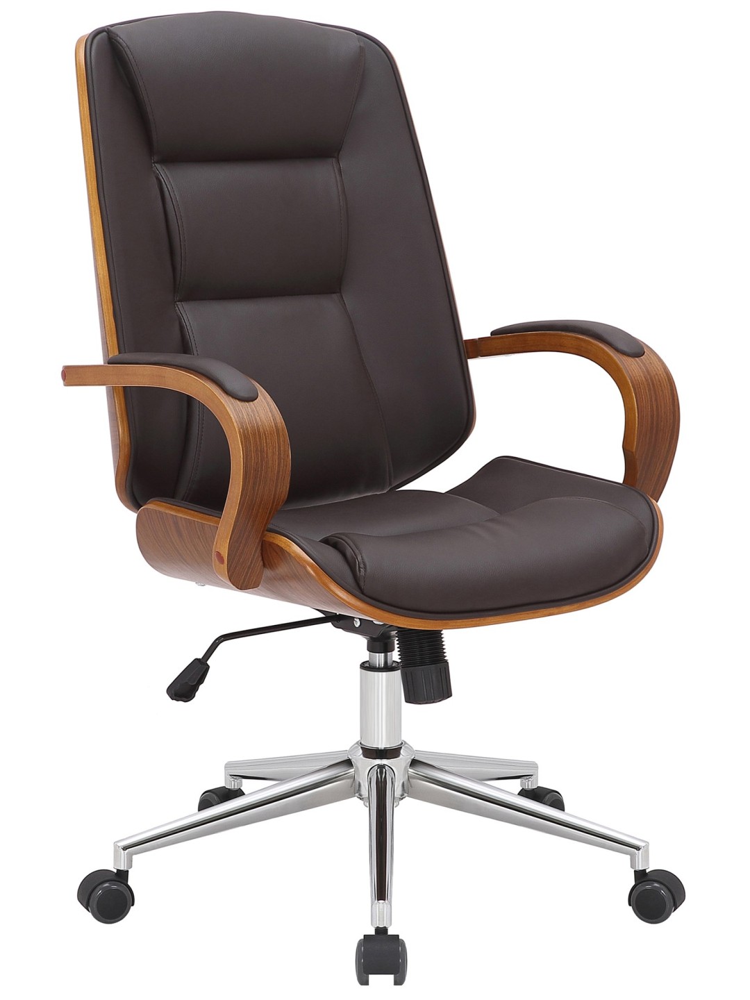 Bureaustoel Yankton, walnoot/bruin