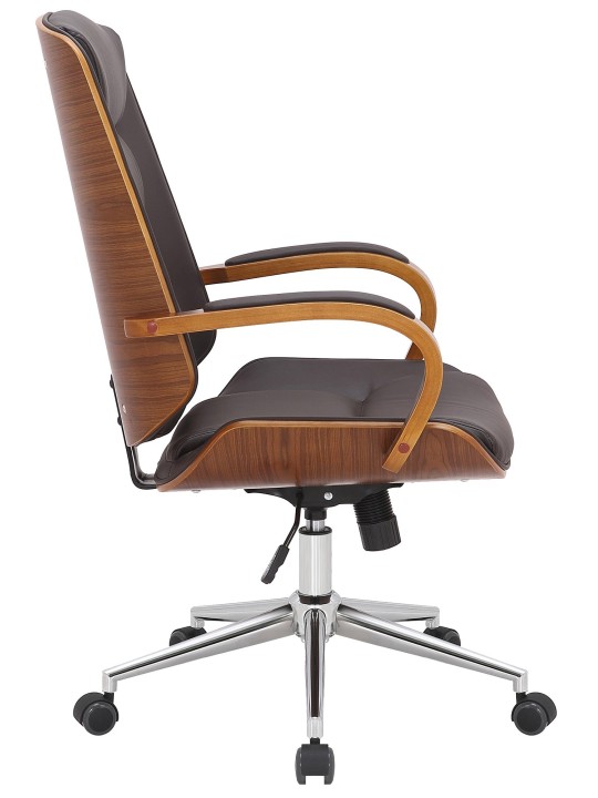 Bureaustoel Yankton, walnoot/bruin