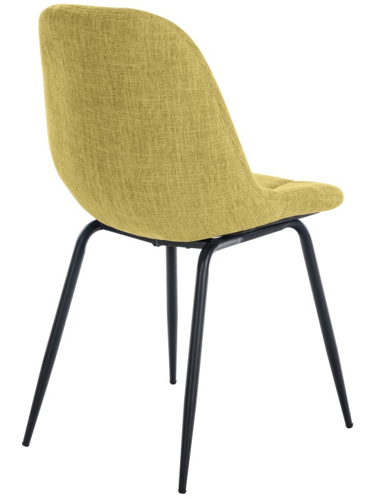 Set van 2 stoel Tom stof, lichtgroen