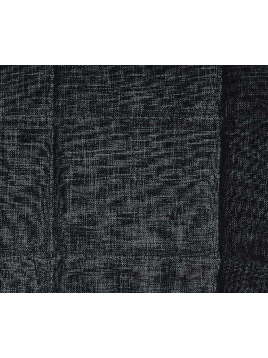 Set van 2 stoel Tom stof, zwart