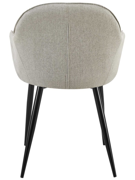 Eetkamerstoel Boise stof, grijs