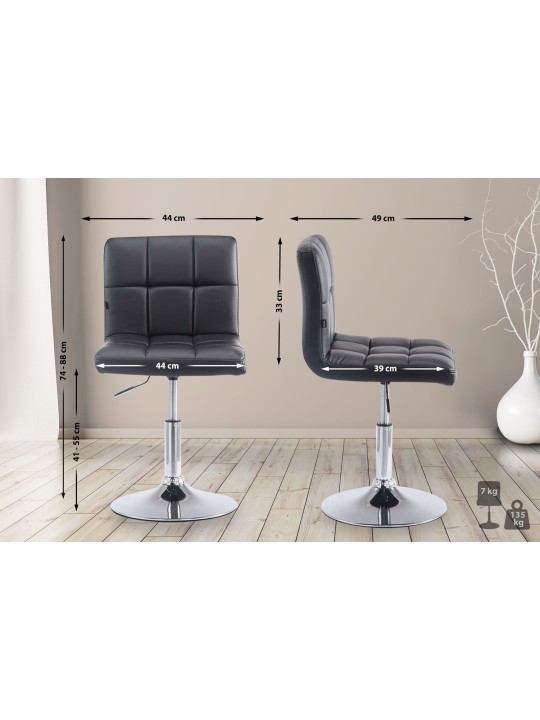 Palma Ligstoel V2, zwart