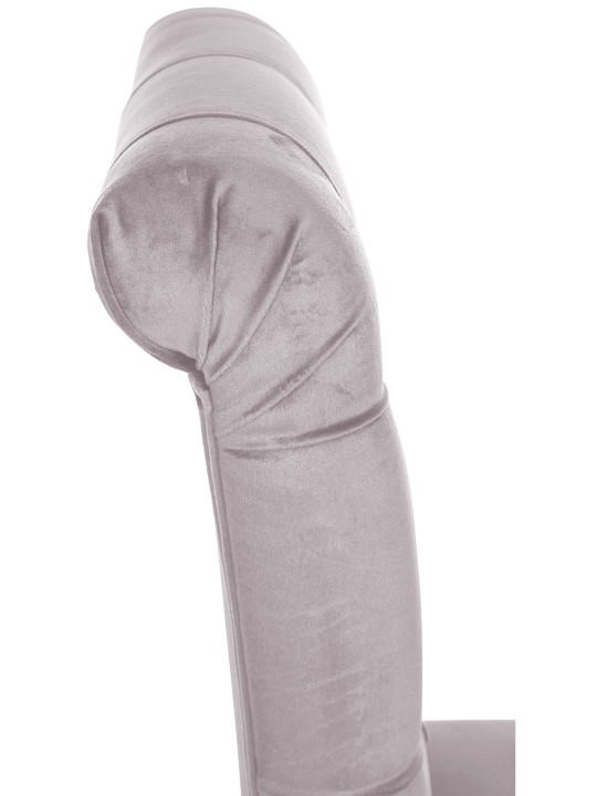 Eetkamerstoel Lisburn fluweel, grijs