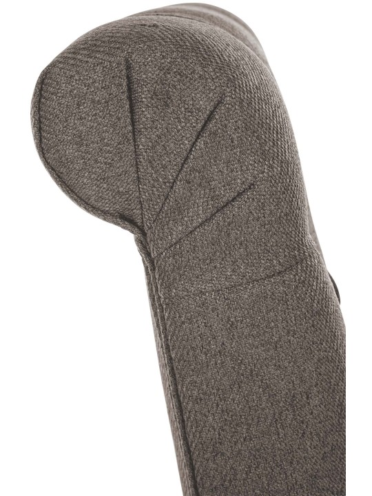 Set van 2 eetkamerstoelen Lisburn stof, taupe