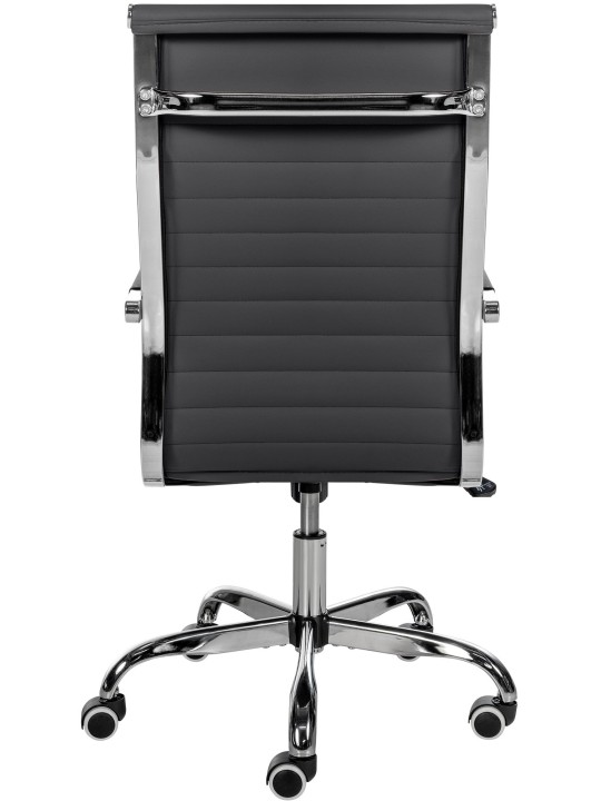 Bureaustoel Amadora kunstleer, zwart