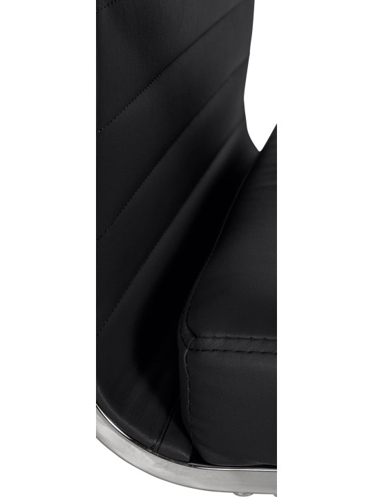 Bureaustoel Amadora kunstleer, zwart