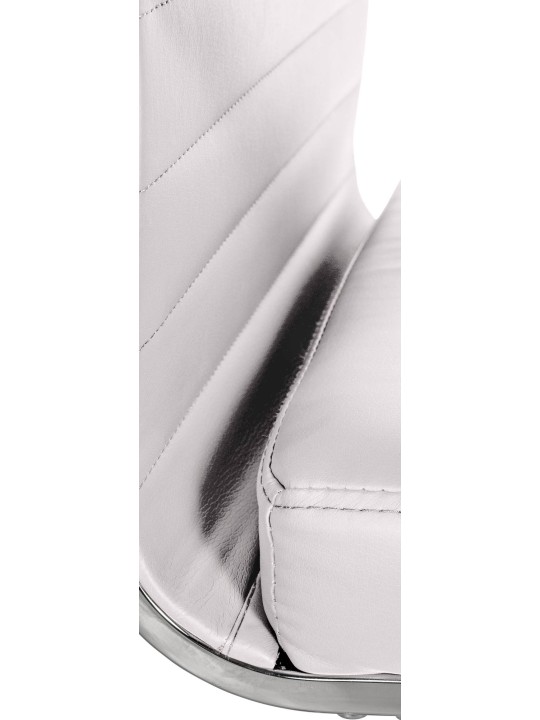 Bureaustoel Amadora kunstleer, wit