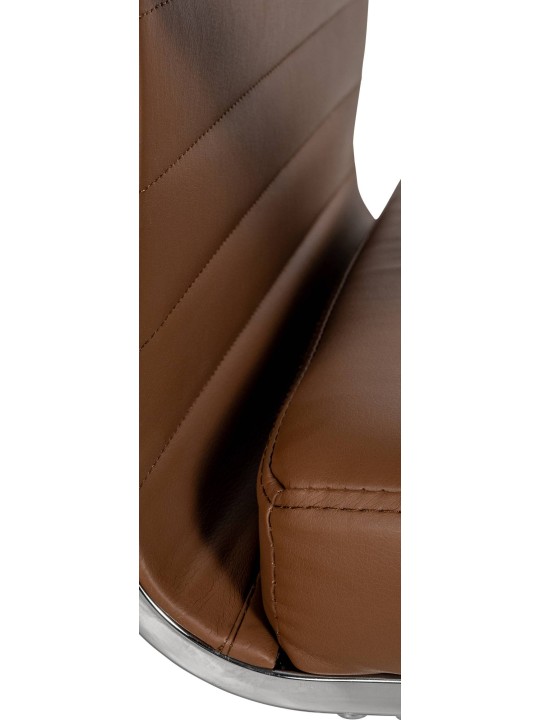 Bureaustoel Amadora kunstleer, lichtbruin