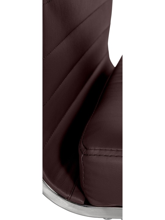 Bureaustoel Amadora kunstleer, bruin