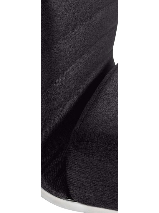 Bureaustoel Amadora stof, zwart