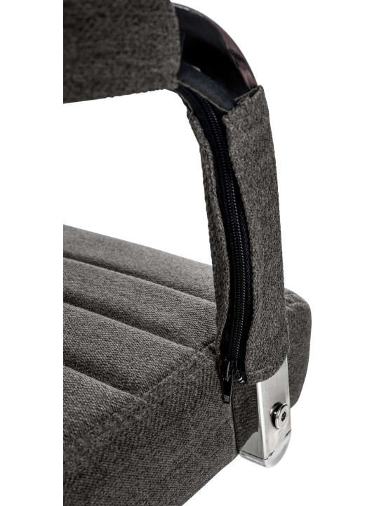 Bureaustoel Amadora stof, donkergrijs