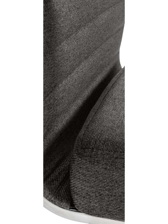 Bureaustoel Amadora stof, donkergrijs