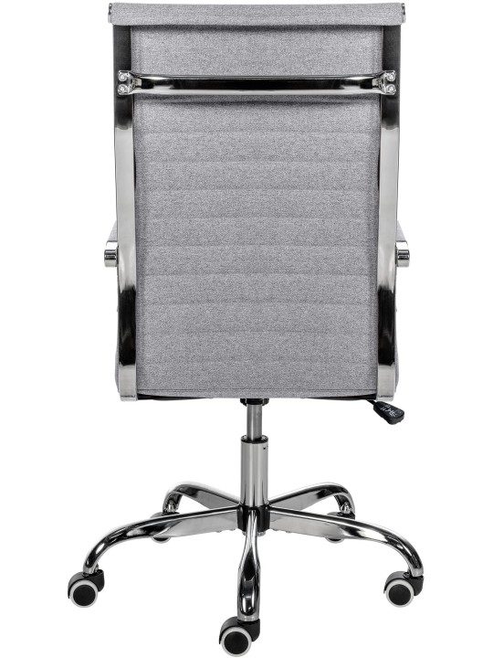 Bureaustoel Amadora stof, grijs