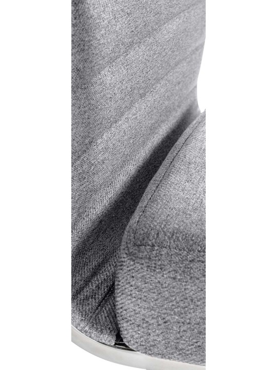 Bureaustoel Amadora stof, grijs